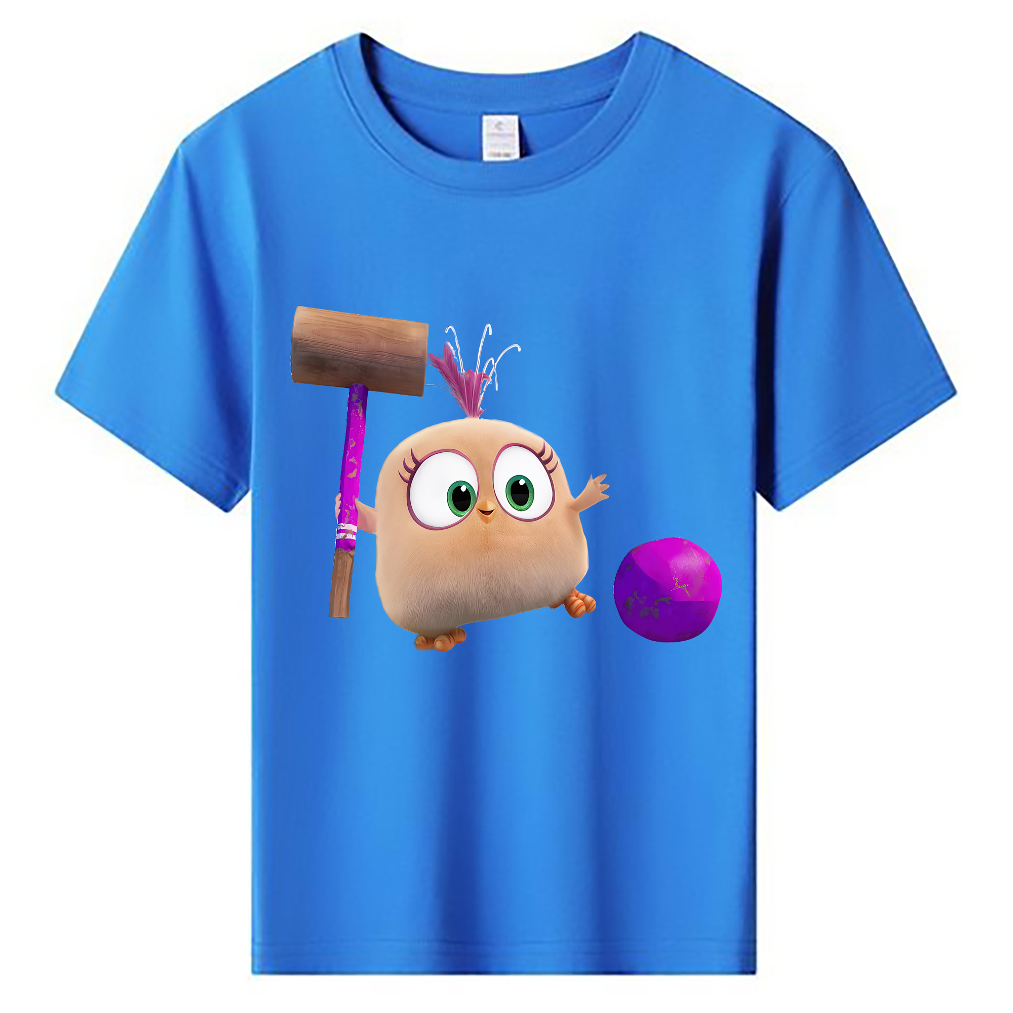 （画像用） Angry Birds アングリーバード 綿100％キッズTシャツ（フロントプリント）